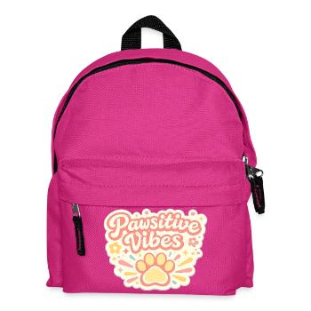 Pawsitive Vibes Paw Joy - Sac à dos Enfant - fuchsia - Devant