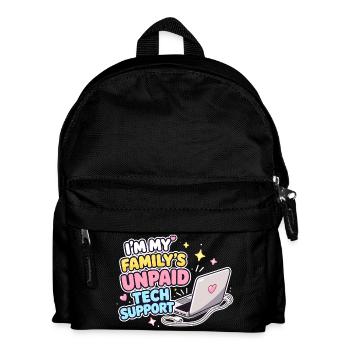 Support technique familial non rémunéré - Sac à dos Enfant - noir - Devant