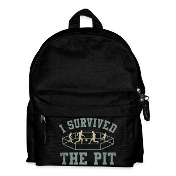 J’ai survécu à la piste - Sac à dos Enfant - noir - Devant