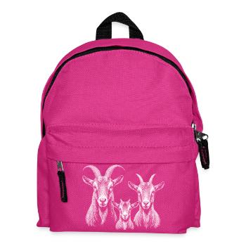 Goat - Kids' Backpack - fuchsia - Front