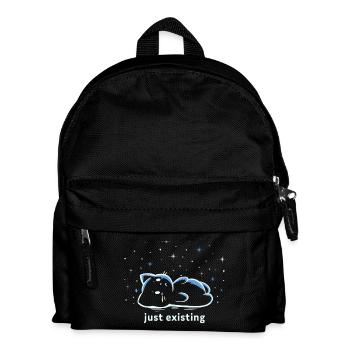 Einfach nur existieren - Kinder Rucksack - Schwarz - Vorne