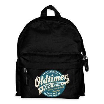Millésime août 1996 - Anniversaire - Cadeau - Sac à dos Enfant - noir - Devant