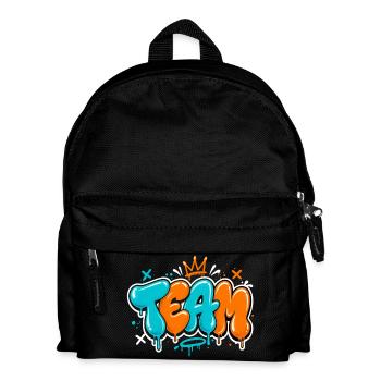 Team - Kinder Rucksack - Schwarz - Vorne