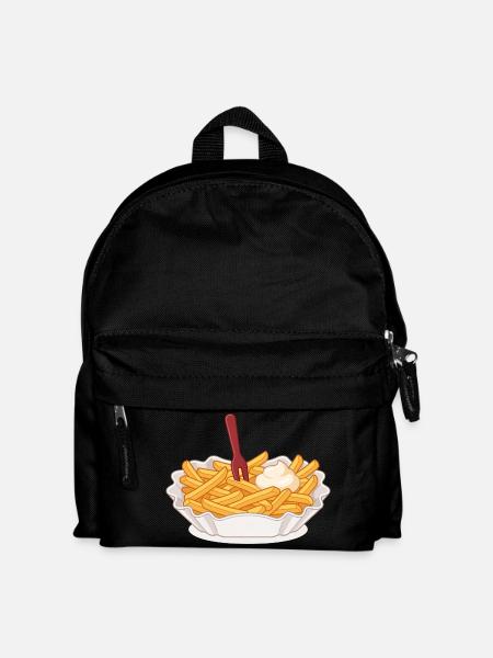 French fries - Kids' Backpack - black