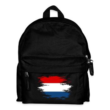 Holland Flagge used Design - Kinder Rucksack - Schwarz - Vorne