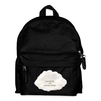 Mentaler Flugzeugmodus - Kinder Rucksack - Schwarz - Vorne