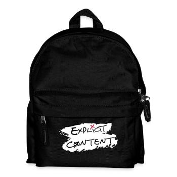 Explicit Content - Kinder Rucksack - Schwarz - Vorne