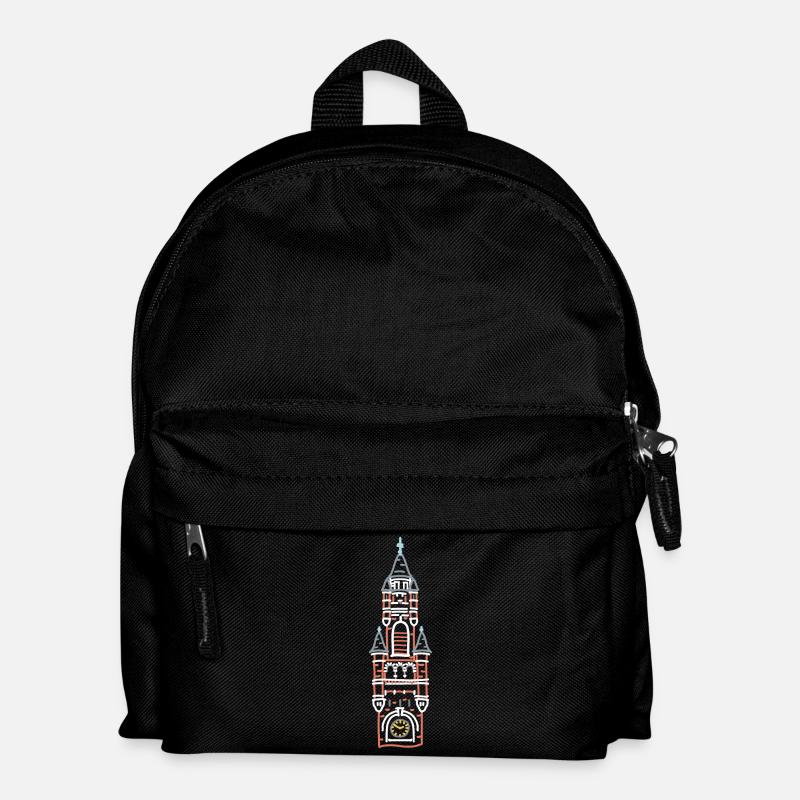 Friedenspalast Den Haag, Niederlande, Gerichtshof - Kinder Rucksack - Schwarz