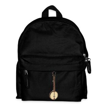 Banjo Bluegrass - Kids' Backpack - black - Front