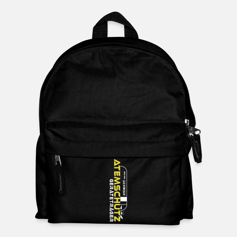 Feuerwehr - Atemschutzgeräteträger - Kinder Rucksack - Schwarz