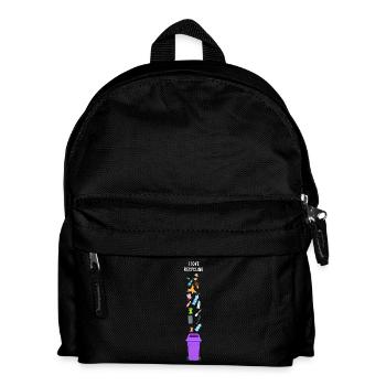 i love Recycling - Kinder Rucksack - Schwarz - Vorne