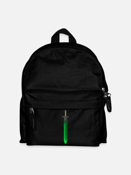 Épée runique verte - Sac à dos Enfant - noir