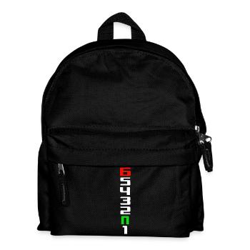 Motorrad ONE UP SIX DOWN - Kinder Rucksack - Schwarz - Vorne