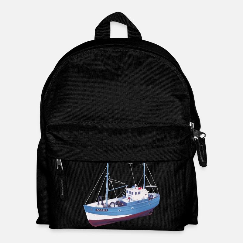 chalutier - Kinder Rucksack - Schwarz