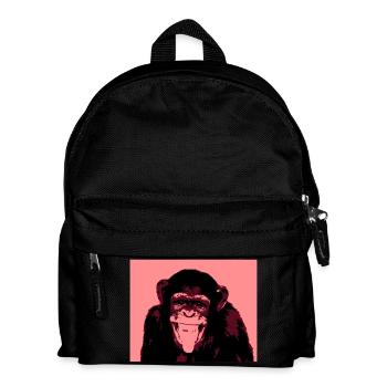 AFFE - Kinder Rucksack - Schwarz - Vorne