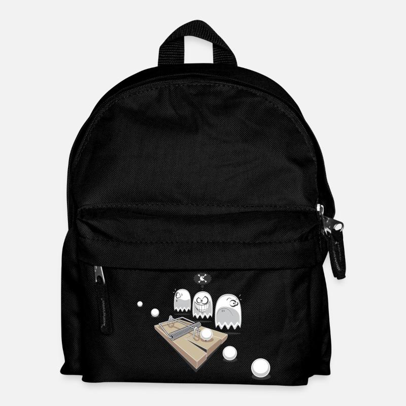 Fangen Pac! - Kinder Rucksack - Schwarz