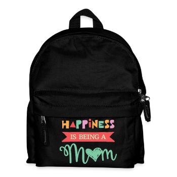 Luck is to be a mom. - Kids' Backpack - black - Front