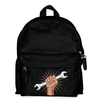 fort! amateurs mécanicien Schraubenschluessel - Sac à dos Enfant - noir - Devant