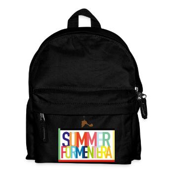 Summer Formentera - summer holiday Balearic Islands - Kids' Backpack - black - Front