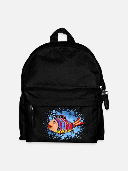 poisson - Sac à dos Enfant - noir