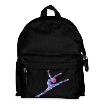 Turnen - Kinder Rucksack - Schwarz - Vorne