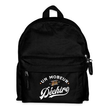 Un mobeur qui déchire - Sac à dos Enfant - noir - Devant