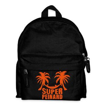 super peinard palmier hamac - Sac à dos Enfant - noir - Devant