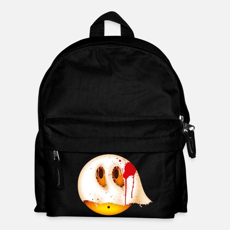 Smiley Glossy Bloody Ghost - Zaino per bambini - nero