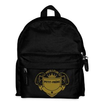 Meilleur petit-frère - Sac à dos Enfant - noir - Devant