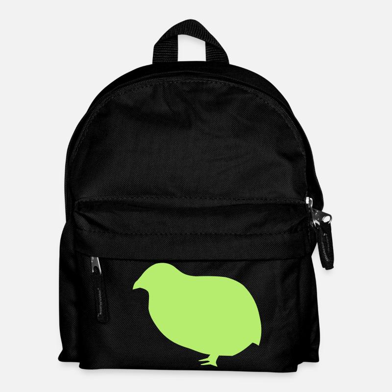 Wachtel - Kinder Rucksack - Schwarz