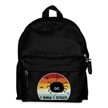 I Think I Spider Retro - Kids' Backpack - black - Front