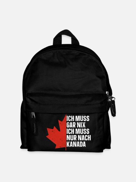 Kanada - Kinder Rucksack - Schwarz