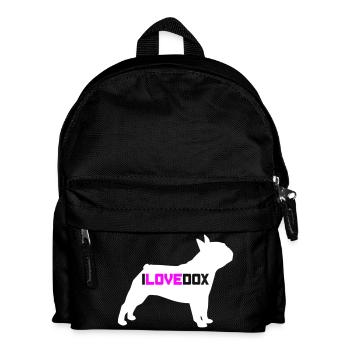 J’ADORE DOX Dog Fan Propriétaire Cool Citations Dictons - Sac à dos Enfant - noir - Devant