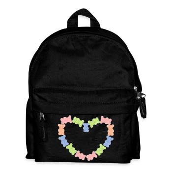 Sweet tooth Sweets Heart Dessert Delicious - Kids' Backpack - black - Front