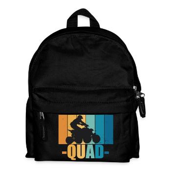 Quad Quad Driver Offroad Motorsport Gift - Kids' Backpack - black - Front