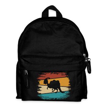 Dino Dinosaurier - Kinder Rucksack - Schwarz - Vorne