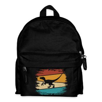 Velociraptor Dino Dinosaurs - Kids' Backpack - black - Front