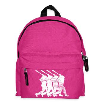 Baseballspieler - Kinder Rucksack - Fuchsia - Vorne