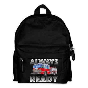 The fire brigade, your friend and helper - Kids' Backpack - black - Front