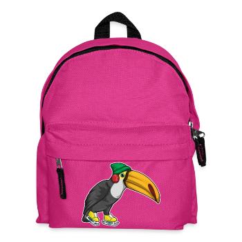 Toucan patins à glace - Sac à dos Enfant - fuchsia - Devant
