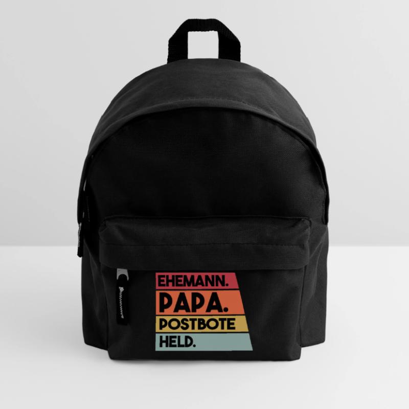 Ehemann Papa Beruf Postbote Held Kinder Rucksack