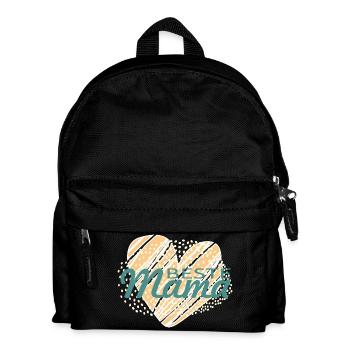 BesteMama - Kinder Rucksack - Schwarz - Vorne