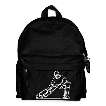 Gardien de but de hockey sur gazon - Sac à dos Enfant - noir - Devant