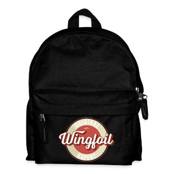 Étiquette Wingfoil - Sac à dos Enfant - noir - Devant