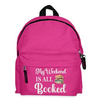 Reading Books Bookworm - Kids' Backpack - fuchsia - Front