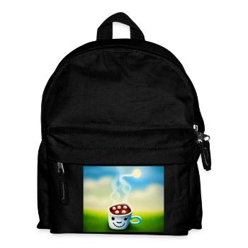 Autistic Art – sun-kissed coffee - Kids' Backpack - black - Front