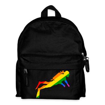 Rainbow Diver - Kids' Backpack - black - Front
