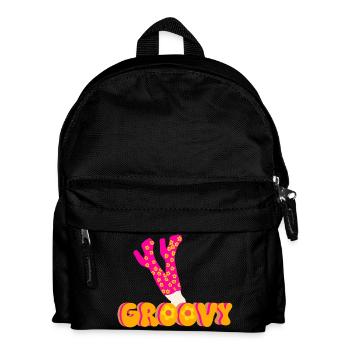 Funky Groovy Disco Platform Boots - Kids' Backpack - black - Front