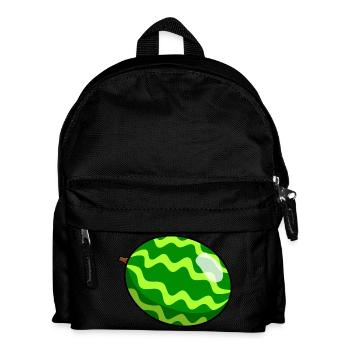 Melone - Kinder Rucksack - Schwarz - Vorne