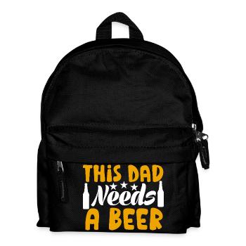 Best Dad Father´s Day Husband Men Daddy Father Man - Kids' Backpack - black - Front